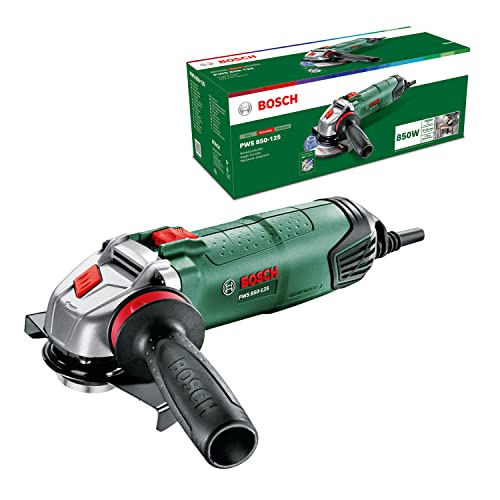 Bosch Home and Garden Bosch Winkelschleifer PWS 850-125 (850 W, Anti-Vibrationshandgriff, Scheiben-Ø: 125 mm, im Karton) von Bosch Home and Garden