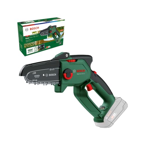 Bosch Akku - Mini Kettensäge EasyChain 18V-15-7 (Zum Schneiden von Holz; 18 Volt System; Kettengeschwindigkeit: 6,95 m/s; ohne Akku) von Bosch Home and Garden