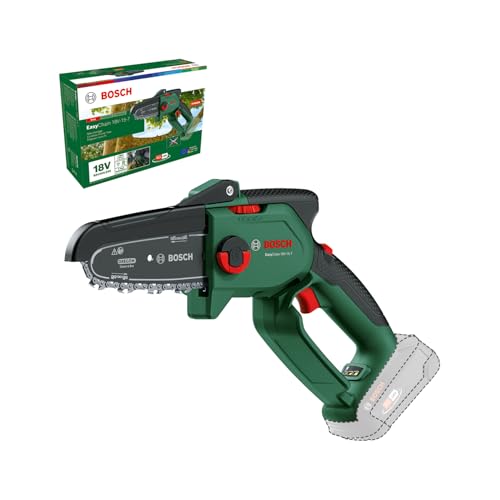 Bosch kompakte Mini Kettensäge EasyChain 18V-15-7 (Zum Schneiden von Holz; 18 Volt System; Kettengeschwindigkeit: 6,95 m/s; ohne Akku) von Bosch