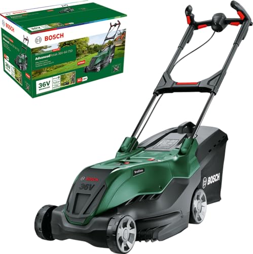 Bosch leistungsstarker Akku-Rasenmäher AdvancedRotak 36V-44-750 (zum Rasenmähen; 36-Volt-System; Schnittbreite: 44 cm; ohne Akku) von Bosch