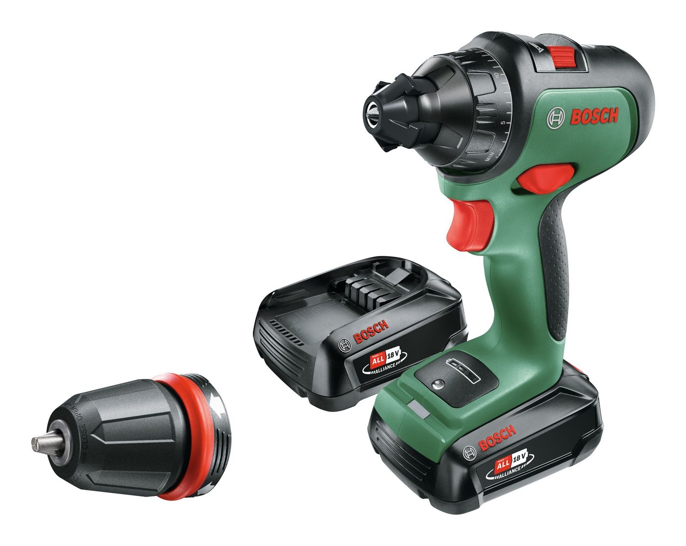 Bosch Home & Garden Akku-Bohrschrauber AdvancedDrill 18, 18 V, Mit 2x Akku 2,5 Ah - im Tragekoffer von Bosch Home & Garden