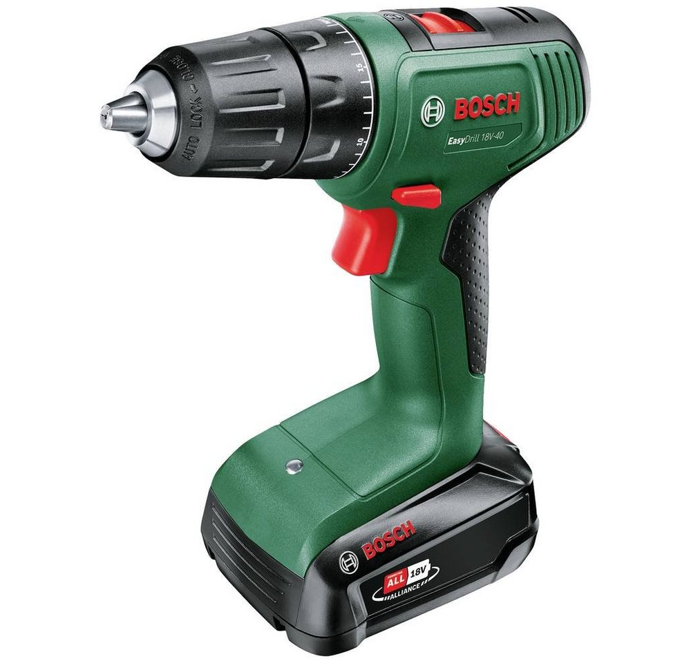 Bosch Home & Garden Akku-Bohrschrauber EasyDrill 18V-40 + SystemBox, inkl. Akku, inkl. Ladegerät, inkl. Koffer, mit Zubehör von Bosch Home & Garden