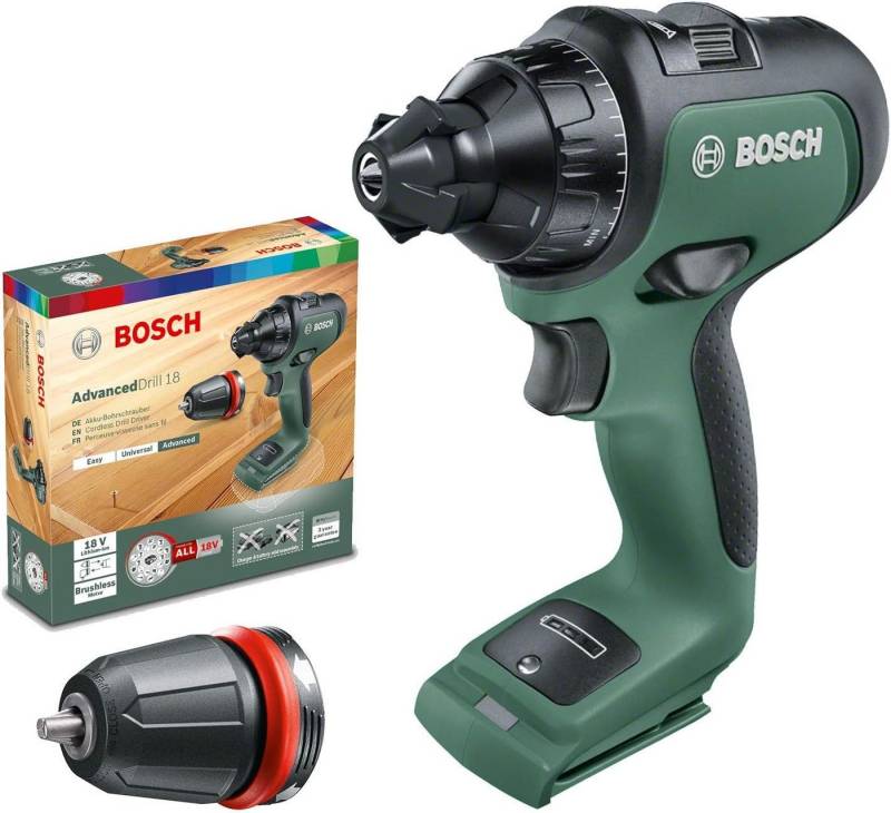 Bosch Home & Garden Akku-Drehschlagschrauber Bosch Akkuschrauber AdvancedDrill 18 (ohne Akku, 18 V, HMI, im Karton) von Bosch Home & Garden