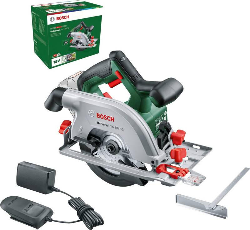 Bosch Home & Garden Akku-Handkreissäge UniversalCirc 18V-53, Set, inkl. Akku und Ladegerät von Bosch Home & Garden