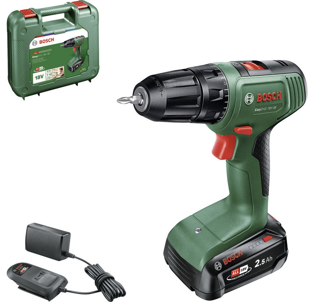 Bosch Home & Garden Akku-Ratschenschrauber Bosch Home and Garden EasyDrill 18V-38 0615A5008K Akku-Bohrschrauber Bosch Home & Garden Akku-Ratschenschrauber Bosch Home and Garden EasyDrill 18V-38 0615A5008K Akku-Bohrschrauber von Bosch Home & Garden
