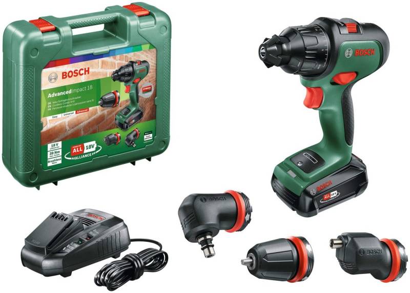 Bosch Home & Garden Akku-Schlagbohrschrauber AdvancedImpact 18, max. 1500 U/min, mit Akku und Ladegerät von Bosch Home & Garden