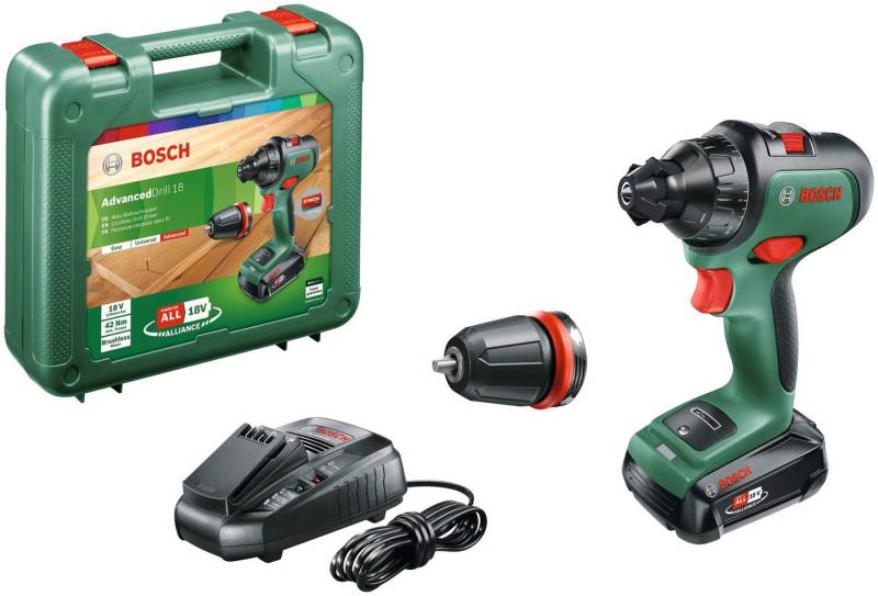 Bosch Home & Garden Akku-Schrauber AdvancedDrill 18, 1350 U/min, 42 Nm, mit Akku und Ladegerät von Bosch Home & Garden
