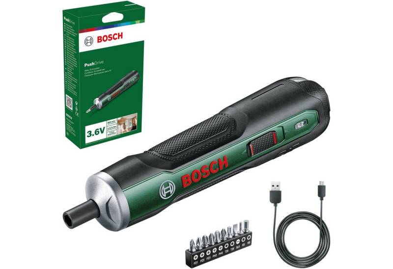 Bosch Home & Garden Akku-Schrauber PushDrive, 360 U/min, mit eingebauten Akku 3,6V/1,5Ah Bosch Home & Garden Akku-Schrauber PushDrive, 360 U/min, mit eingebauten Akku 3,6V/1,5Ah von Bosch Home & Garden