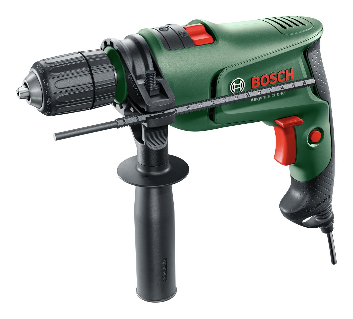 Bosch Home & Garden Schlagbohrmaschine EasyImpact 630, max. 3000 U/min, Im Tragekoffer von Bosch Home & Garden