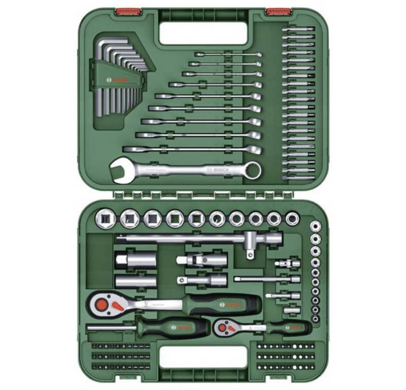 Bosch Home & Garden Werkzeugset Handwerkzeuge Advanced Werkzeugkoffer 132-teilig 1600A02Z9B von Bosch Home & Garden