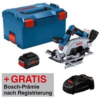 AKTION: BOSCH Professional GKS 18V-57-2 L Akku-Handkreissäge-Set 18,0 V, mit 2 Akkus mit Prämie nach Registrierung von Bosch Professional