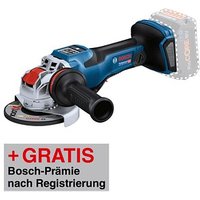 AKTION: BOSCH Professional GWX 18V-15 PSC Akku-Winkelschleifer-Set 18,0 V, ohne Akku mit Prämie nach Registrierung von Bosch Professional