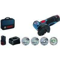 BOSCH Professional Akku-Winkelschleifer-Set 06019F200C von Bosch Professional