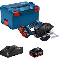 AKTION: BOSCH Professional GKM 18V-50 Akku-Handkreissäge-Set 18,0 V, mit 2 Akkus mit Prämie nach Registrierung von Bosch Professional