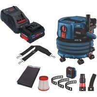 Bosch GAS 18V-12 MC Professional Akku Staubsauger BITURBO Brushless + 1x ProCore Akku 8,0 Ah + Schnellladegerät + Zubehör von Bosch Professional