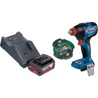 Bosch GDX 18V-210 C Professional Akku Drehschlagschrauber 18 V 210 Nm Brushless + 1x Akku 4,0 Ah + Ladegerät + GCY 42 Bluetooth Modul von Bosch Professional