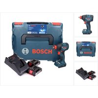 Bosch GDX 18V-210 C Professional Akku Drehschlagschrauber 18 V 210 Nm Brushless + 2x Akku 2,0 Ah + Ladegerät + Connectivity Modul + L-Boxx von Bosch Professional