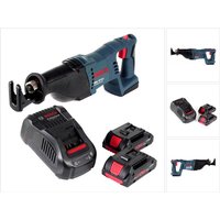 Bosch GSA 18 V-Li Akku Säbelsäge 18V + 2x Akku 4,0Ah + Ladegerät von Bosch Professional