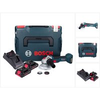 Bosch GWS 18V-10 Professional Akku Winkelschleifer 18 V 125 mm Brushless + 2x ProCORE Akku 4,0 Ah + Ladegerät + L-Boxx von Bosch Professional