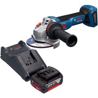 Bosch GWS 18V-11 Professional Akku Winkelschleifer 18 V 125 mm + 1x Akku 5,0 Ah + Ladegerät von Bosch Professional