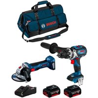 Bosch - Kit BK2013BAG (gsr 18V-110 c + gws 18V-7 + 2 x 4,0 Ah + GAL18V-40 + hd bag) von Bosch