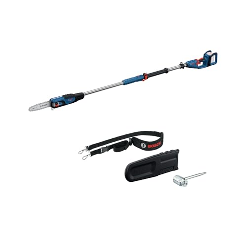 Bosch Professional 18V System Hochentaster GKE 18V-25 TP (130 Schnitte pro Akku-Ladung, 2,9-m-Teleskopstange, bürstenloser Motor, inkl. Schwertschutz 25 cm, Schraubenschlüssel, Schultergurt, o. Akku) Bosch Professional 18V System Hochentaster GKE 18V-25 TP (130 Schnitte pro Akku-Ladung, 2,9-m-Teleskopstange, bürstenloser Motor, inkl. Schwertschutz 25 cm, Schraubenschlüssel, Schultergurt, o. Akku) von Bosch Professional