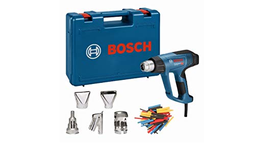 Bosch Professional Heißluftpistole GHG 23-66 (Leistung 2300 Watt, Temperaturbereich 50-650 °C, inkl. Display, 2 Düsen, in Tragetasche) von Bosch Professional