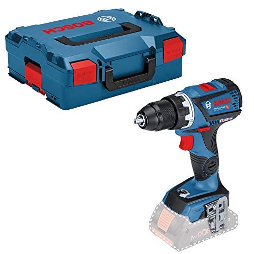 Bosch Professional 18V System Akku Bohrschrauber GSR 18V-60 C (max. Drehmoment: 60 Nm, max. Schrauben-Ø: 10 mm, Connect Ready, in L-BOXX 136, schwarz, blau, rot von Bosch Professional