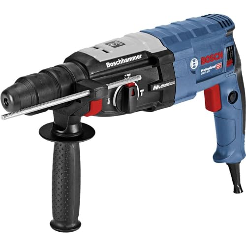 Bosch Professional Bohrhammer GBH 2-28 F (inkl. Zusatzhandgriff, Tiefenanschlag 210mm, Maschinentuch, Schnellwechselbohrfutter, Wechselfutter SDS-plus, Handwerkoffer) von Bosch Professional