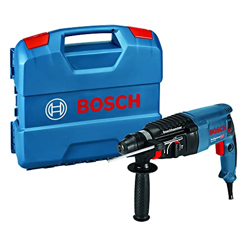 Bosch Professional Bohrhammer GBH 2-26 (Tiefenanschlag, Zusatzhandgriff, Leistung 830 Watt-Motor, SDS-Plus Werkzeugaufnahme, Handwerkerkoffer) von Bosch Professional