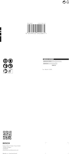 Bosch Accessories 10x Schleifpapier Expert C470 mit 14 Löchern (für Hartholz, Farbe auf Holz, 115x230 mm, Körnung 320, Zubehör Schwingschleifer) von Bosch Accessories