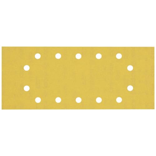 Bosch Accessories 10x Schleifpapier Expert C470 mit 14 Löchern (für Hartholz, Farbe auf Holz, 115x280 mm, Körnung 240, Zubehör Schwingschleifer) von Bosch Accessories