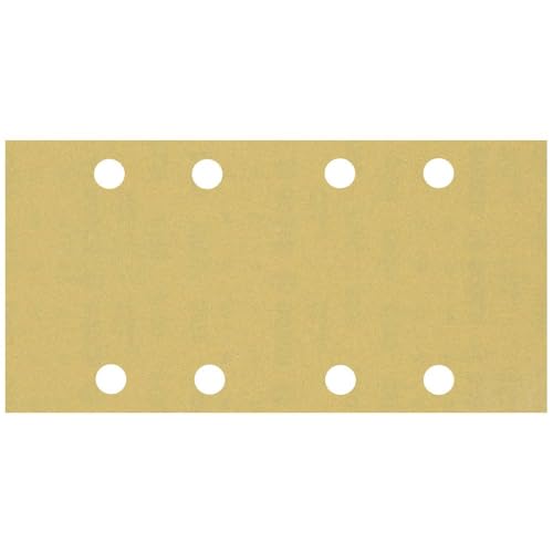 Bosch Accessories Bosch Professional 10x Schleifpapier Expert C470 mit 8 Löchern (für Hartholz, Farbe auf Holz, 93x186 mm, Körnung 180, Zubehör Schwingschleifer) von Bosch Accessories