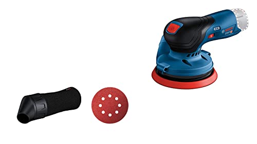 Bosch Professional 12V System Akku Exzenterschleifer GEX 12V-125 (inkl. Schleifteller (125 mm), 1x Schleifpapier, Staubbeutel, ohne Akkus und Ladegerät, im Karton) von Bosch Professional