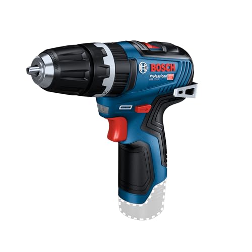 Bosch Professional 12V System Akku Schlagbohrschrauber GSB 12V-35 (Drehmoment hart/weich 20/35 Nm inkl. 1x Gürtelclip, 1x Bithalter, L-BOXX, ohne Akku/ Ladegerät) von Bosch Professional