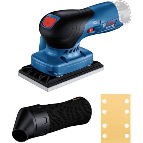 Bosch Professional 12V System Akku Schwingschleifer GSS 12V-13 (kompatibel mit Bosch Click & Clean System, inkl. 1x Schleifblatt, Staubbeutel) von Bosch Professional