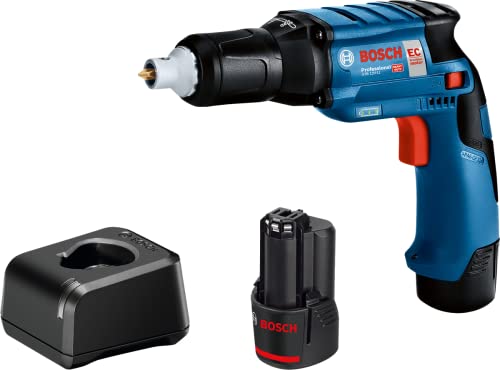 Bosch Professional 12V System Akku-Trockenbauschrauber GTB 12V-11 (inkl. 2 x Akku GBA 12V 2.0Ah, Ladegerät GAL 12V-20, 1x Schraubendrehereinsatz (bit) PH 2, Karton von Bosch Professional