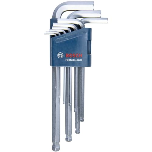 Bosch Professional Winkelschlüssel Set Hex 9tlg. (1.5 - 10.0mm) von Bosch Professional
