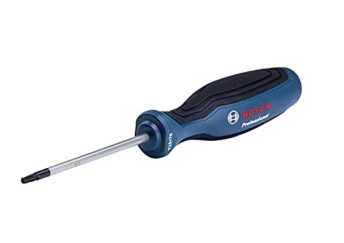 Bosch Professional 1600A01V0B Schraubendreher (Torx, S2-Stahl), Blau, TX15 x 75 mm von Bosch Professional