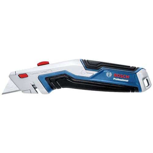 Bosch Professional Universal-Teppichmesser mit ausziehbarer Klinge und Klingenfach im Griff (inkl. 3x Trapezklingen) von Bosch Professional