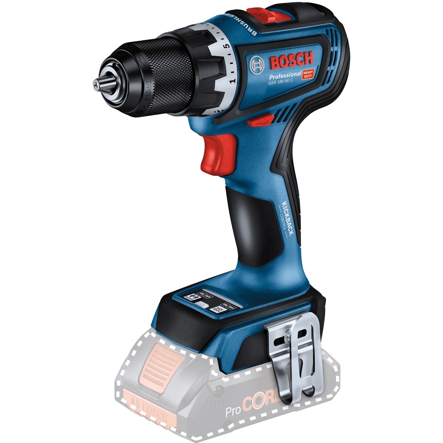 Bosch Professional 18 V Akku-Bohrschrauber GSR 18V-90 C Solo von Bosch Professional