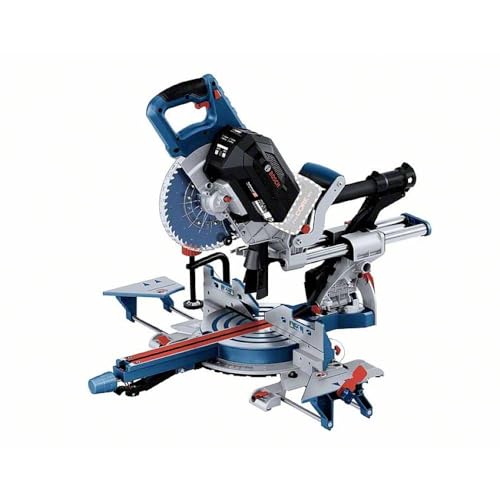 Bosch Professional 18V BITURBO Akku Kapp- und Gehrungssäge GCM 18V-216 DC (inkl. Sägeblatt-Durchmesser: 216mm, GCY 42, SDS-Sägeblattverriegelung, ohne Akku/ Ladegerät) von Bosch Professional