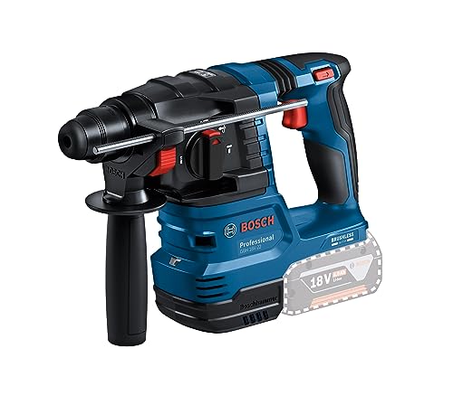 Bosch Professional 18V System Akku-Bohrhammer GBH 18V-22 (mit SDS plus, ideal zum Bohren von 6- bis 10-mm-Löchern, KickBack Control und Vibration Control) von Bosch Professional