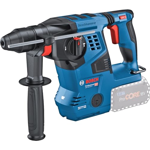 Bosch Professional 18V System Akku Bohrhammer GBH 18V-28 C (inkl. Zusatzhandgriff, Fetttube, ohne Akku/ Ladegerät) von Bosch Professional
