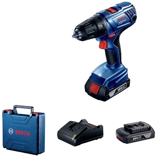 Bosch Professional 18V System Akku-Bohrschrauber GSR 180-LI (inkl. 2 x Akkus x2.0Ah) von Bosch Professional