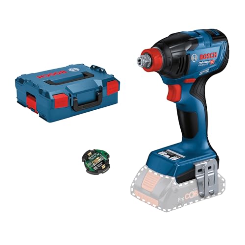 Bosch Professional 18V System Akku Drehschlagschrauber GDX 18V-210 C (max. Drehmoment 210 Nm, inkl. Bluetooth Low Energy Modul GCY 42, L-BOXX, ohne Akku/Ladegerät) von Bosch Professional
