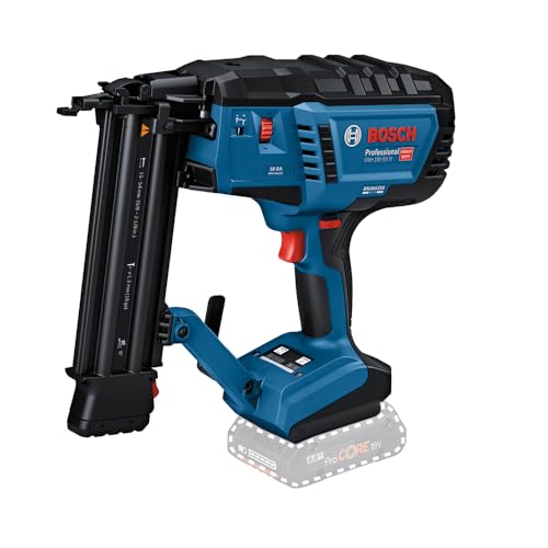 Bosch Professional 18V System Akku-Holznagler GNH 18V-50 M (Einzel-/Kontaktschussauslösung, für folgende Nägel geeignet: 16–54 mm, 18 ga (1,2 mm) und 0° Magazinwinkel, ohne Akkus und Ladegerät) von Bosch Professional