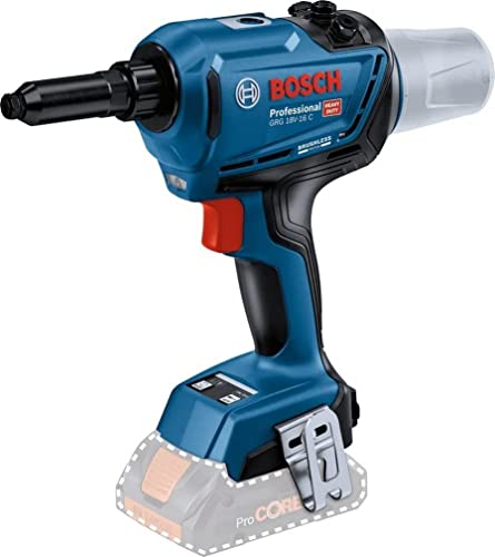 Bosch Professional 18V System Akku-Nietpistole GRG 18V-16 C (Zugkraft max. 16.000 N, Hublänge 25 mm, ohne Akkus und Ladegerät, im Karton) von Bosch Professional