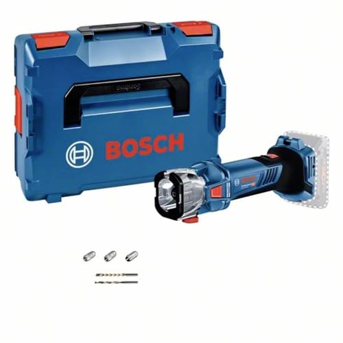 Bosch Professional 18V System Akku-Rotationswerkzeug GCU 18V-30 (bürstenloser Motor mit 30.000 min⁻¹, inkl. 3x Spannzange, 1x Absaugadapter, 1x Spiralnutfräser, 1x Mehrzweckfräser, in L-BOXX) von Bosch Professional