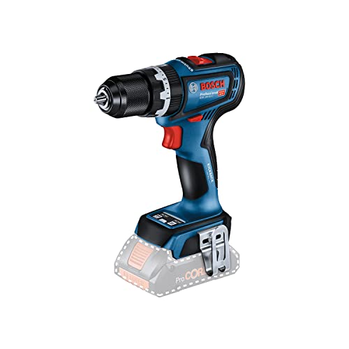 Bosch Professional 18V System Akku-Schlagbohrmaschine GSB 18V-90 C (Akkus und Ladegerät nicht enthalten, im Karton), 06019K6100, Blue von Bosch Professional